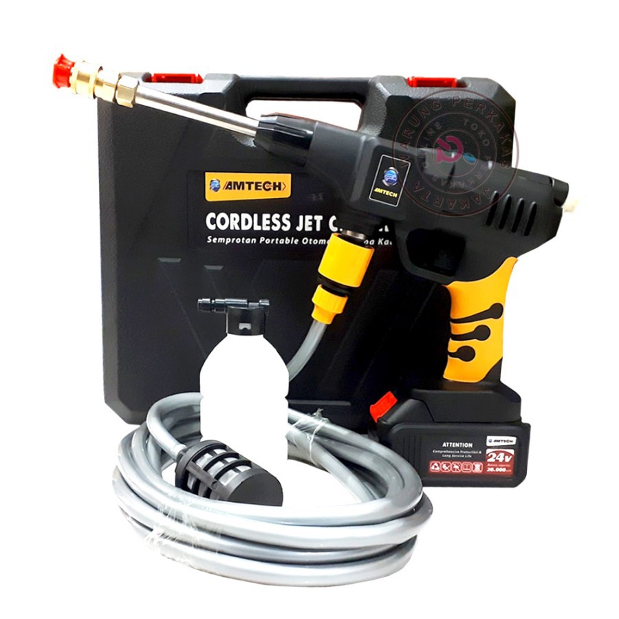 Amtech Jet Cleaner Cordless - Gun Jet Cleaning - Jet Washer 24V BATERY