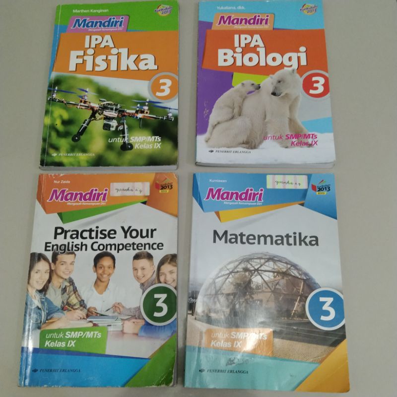 

Buku Mandiri Erlangga Kelas 9 / 3 SMP Bekas/Baru