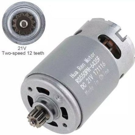 dinamo cordless drill bor dc bor cas motor bolak balik 21v gigi 12 dan 9 gigi