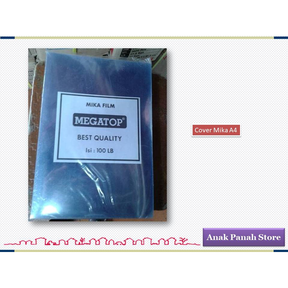 

Cover Mika / Cover Jilid Plastik ( Isi 100 Lembar )