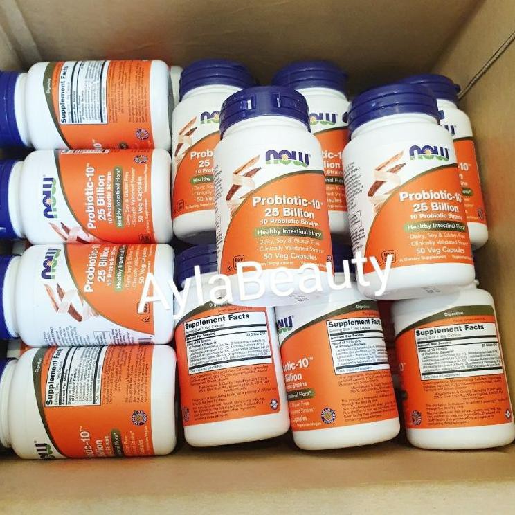 Now Foods Probiotic-10 25   Veg Caps Now Foods Probiotic 8J0