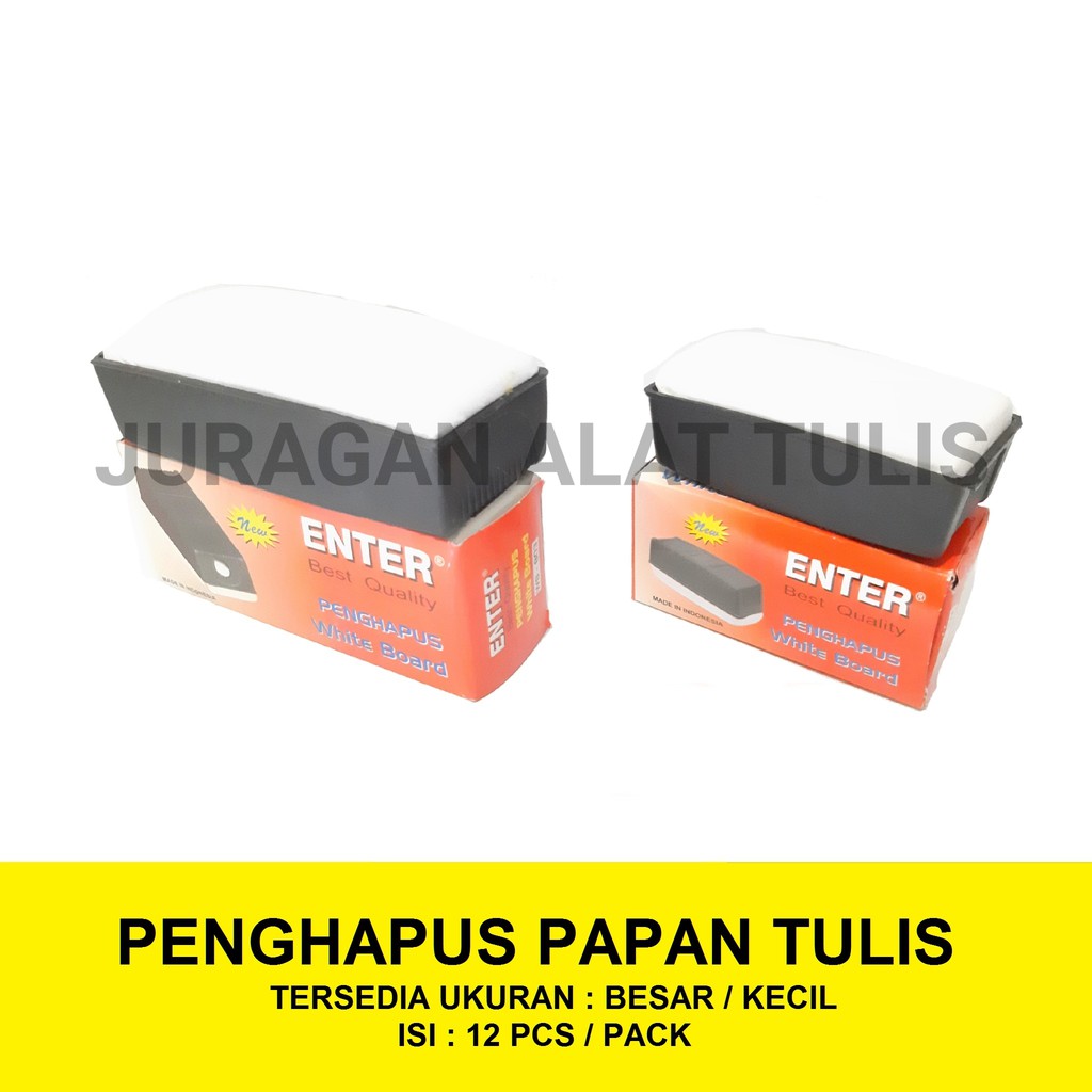 

PENGHAPUS PAPAN TULIS KECIL / BESAR