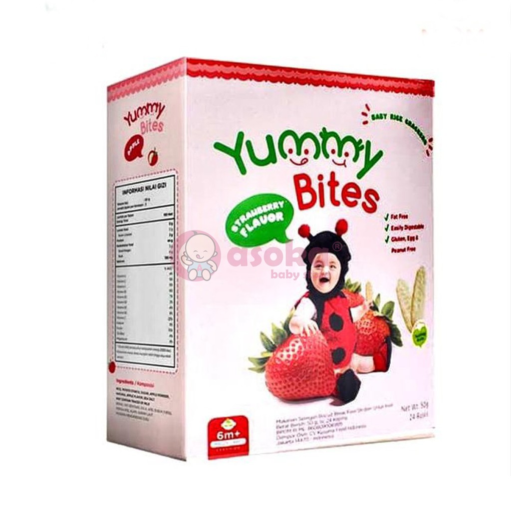 Yummy Bites Baby Rice Crackers 50gr ASOKA