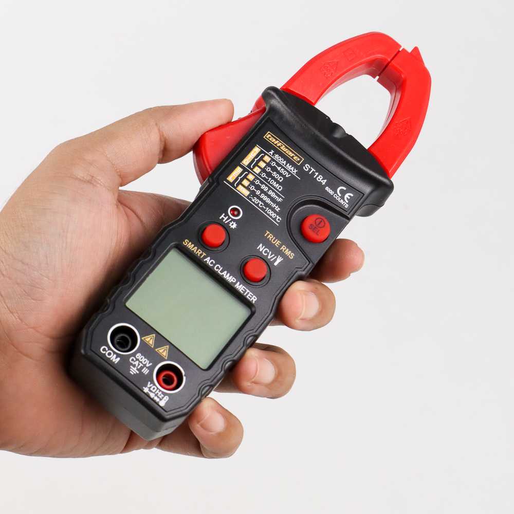 Taffware Digital Multimeter Voltage Tester Clamp - ST184