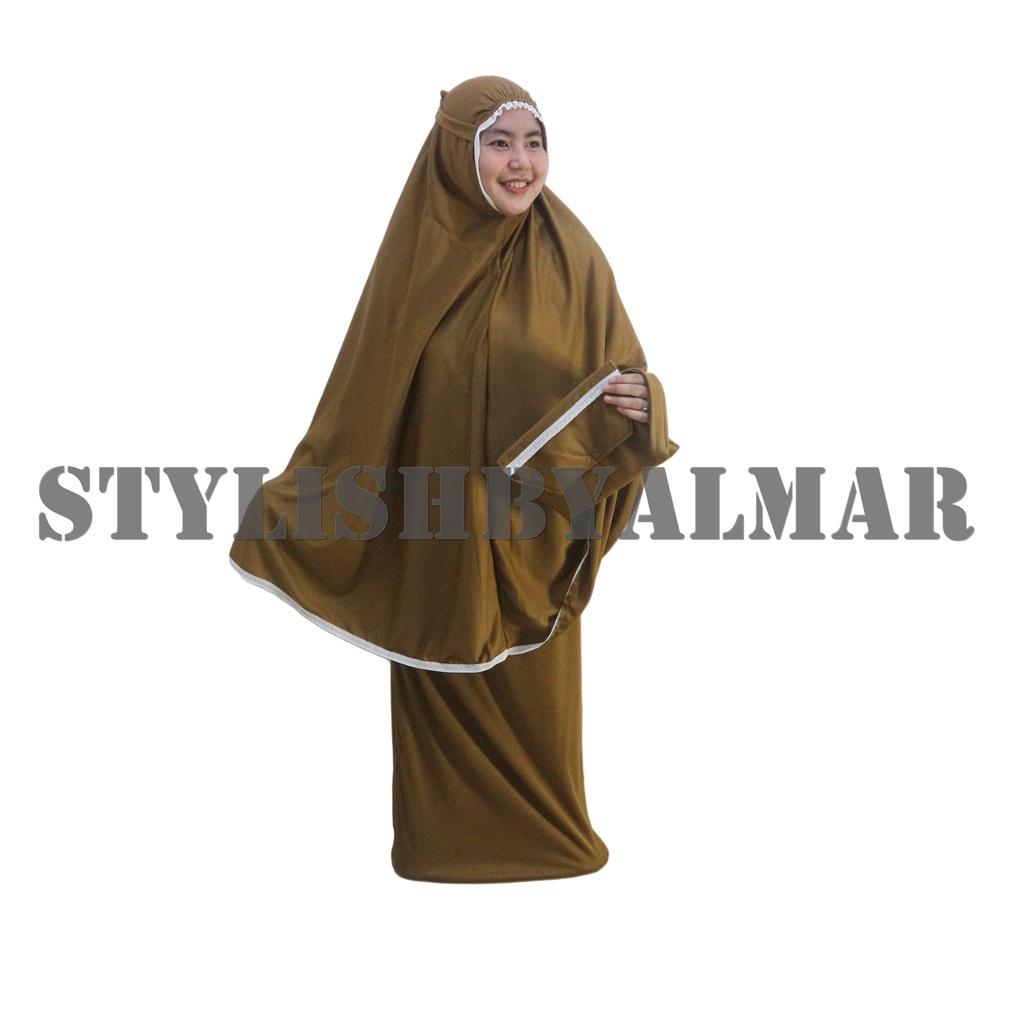 Mukena Renda Katun Travel Hyget Premium Ukuran Dewasa Adem Berkualitas