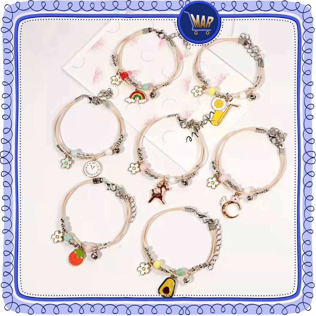 Gelang Tali Wanita Gelang Tangan Korea Gelang Vintage Gelang Sovenir