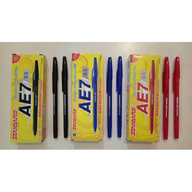 

Pulpen Ball pen Murah Standartnya AE7 Original