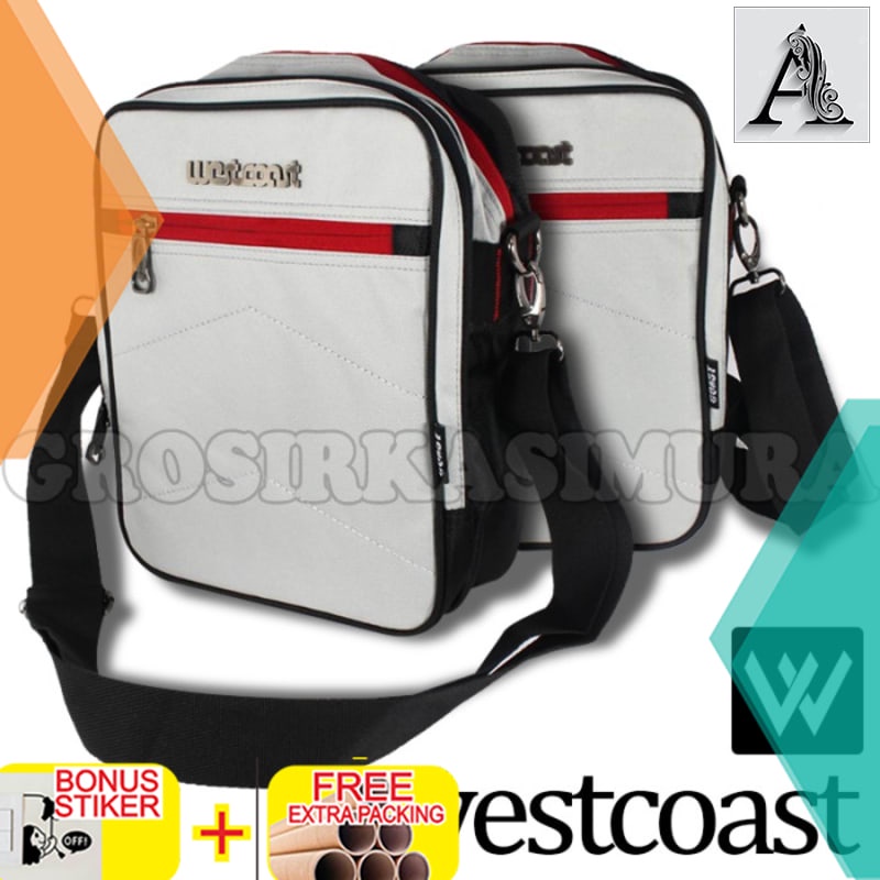 

Murah Tas Selempang Pria Polyester / TAS SLEMPANG IMPORT / Westcoast Grey - grey