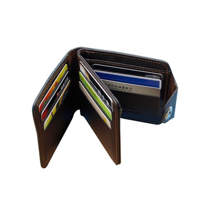 Dompet Pria Lipat Kancing Magnet Kualitas Premium Dompet Import Mens Cross Wallet