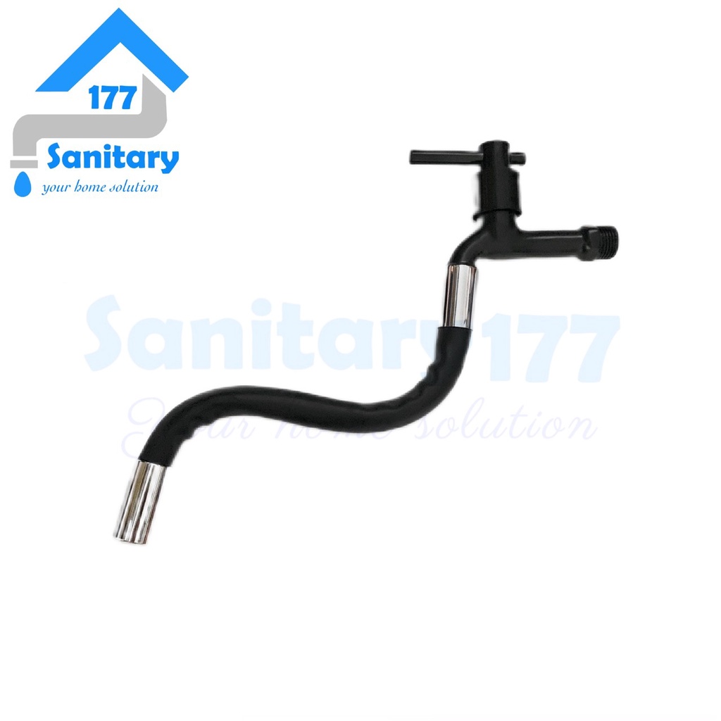 Kran bebek HITAM Fleksibel minimalis S169- keran sink Black dapur cuci piring flexible tembok hitam stainless wastafel bak dapur faucet kitchen set /S17-w9