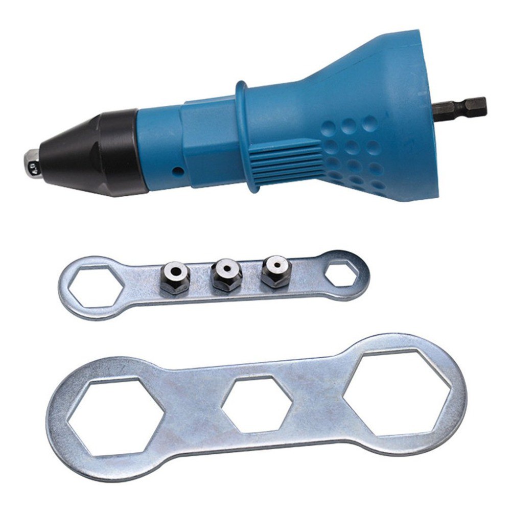 Adaptor Tang Rivet MOLLAR Adapter Ripet Konverter Mesin Bor ke Rivet Gun Alat Riveter Sambung Drill