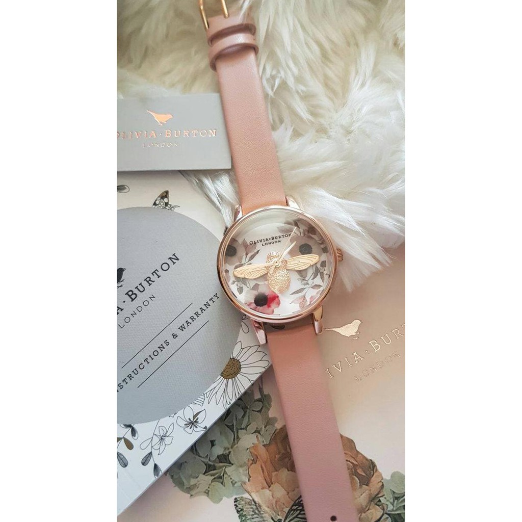Jam Tangan Wanita New Olivia Burton 3D Bee