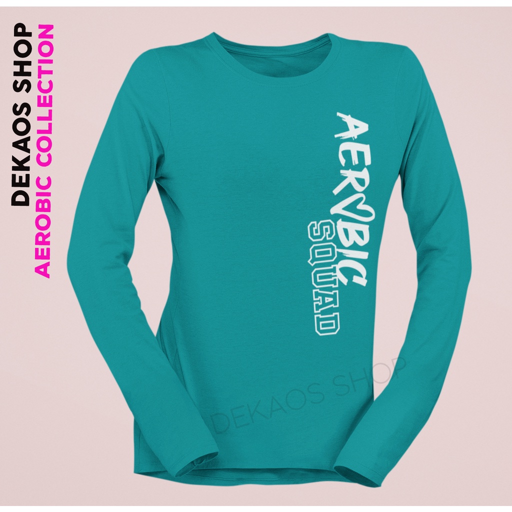 BAJU AEROBIC WANITA / KAOS AEROBIC WANITA / KAOS SENAM ZUMBA LENGAN PANJANG  / SETELAN ZUMBA / BAJU AEROBIC WANITA LENGAN PANJANG / KAOS AEROBIC SQUAD / BAJU SENAM WANITA / KAOS AEROBIC LENGAN PANJANG / KAOS AEROBIK WANITA / AEROBIC SQUAD / DEKAOS 1060LO-TOSCA