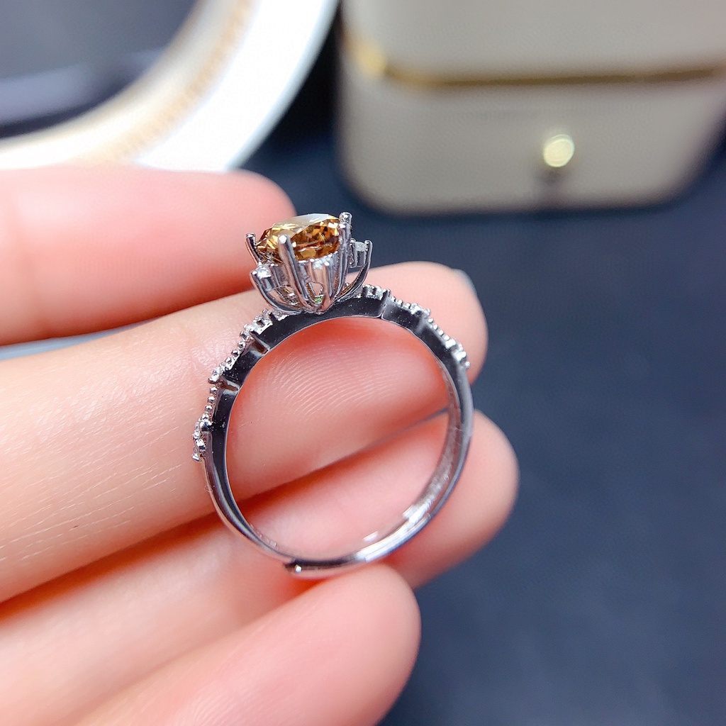 perak asli 925 cincin Wanita Hati dan panah yang kreatif dan sederhana Cincin yang dapat disesuaikan Perhiasan Fashion CCD86