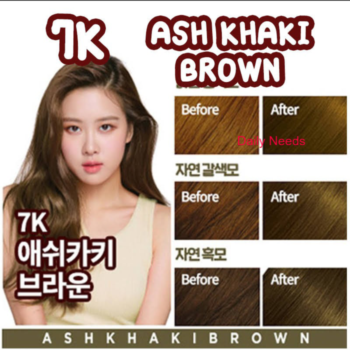 Jual Mise en scene Hello Bubble Foam Hair Color - 7K Khaki Brown | Shopee  Indonesia