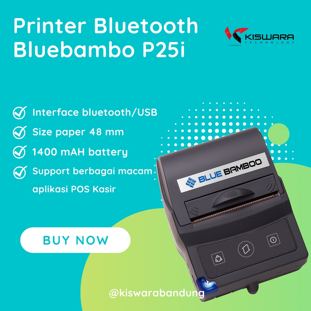 Printer Bluetooth Bluebambo P25i KiswaraBandung