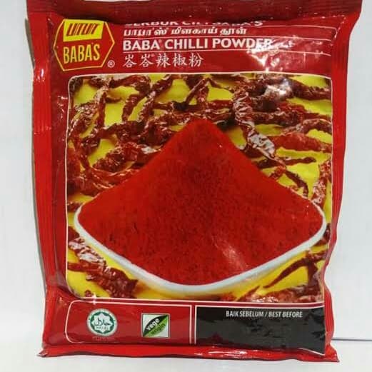 

Ready- Baba'S Bubuk Cabai Cabe Babas Chili Powder Malaysia 250 Gr