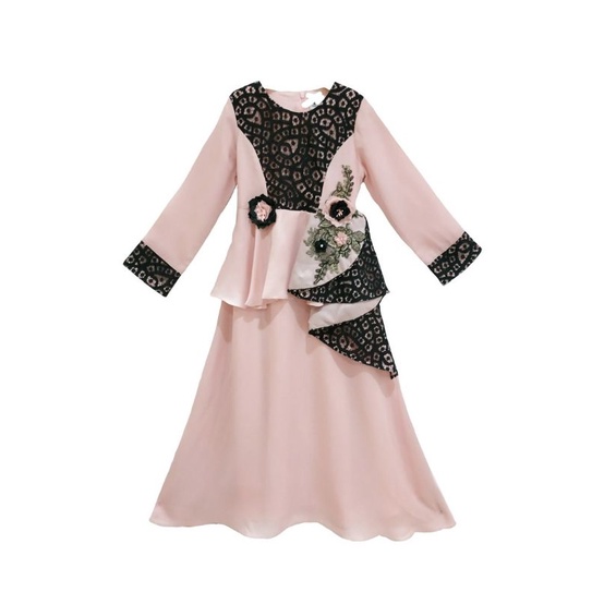 Gamis Anak Pesta Premium / Gamis Anak Shakila Satin Anak Perempuan/Baju Muslim Fashion Anak Brokat H