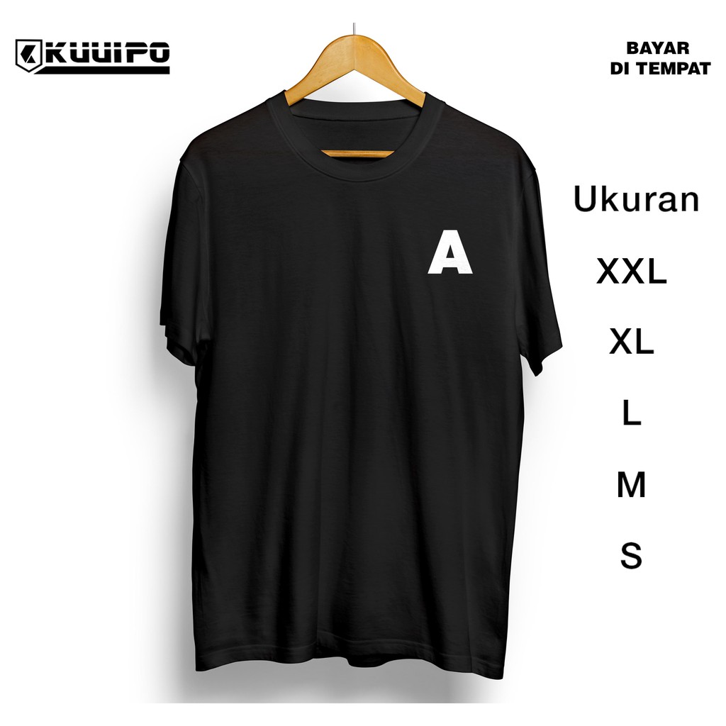 Kaos Inisial Nama Hurur A - J