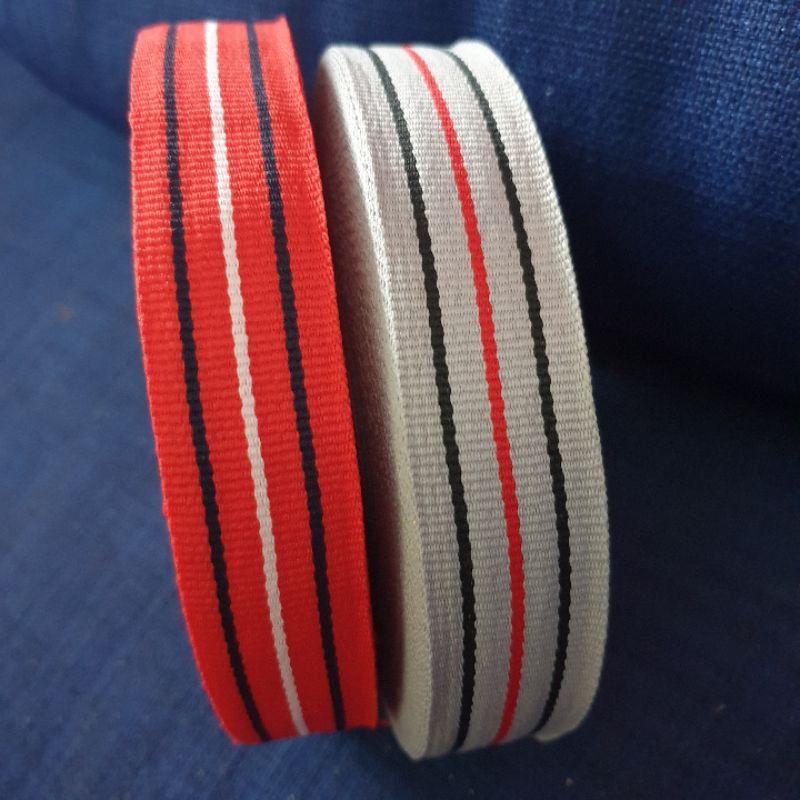 Pita Hampers Kotak Box Premium / Pita Webbing List Samping Baju Celana / Pita Kain Tebal