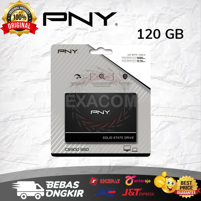 SSD PNY CS900 120 GB SATA III - 120GB SSD SATA