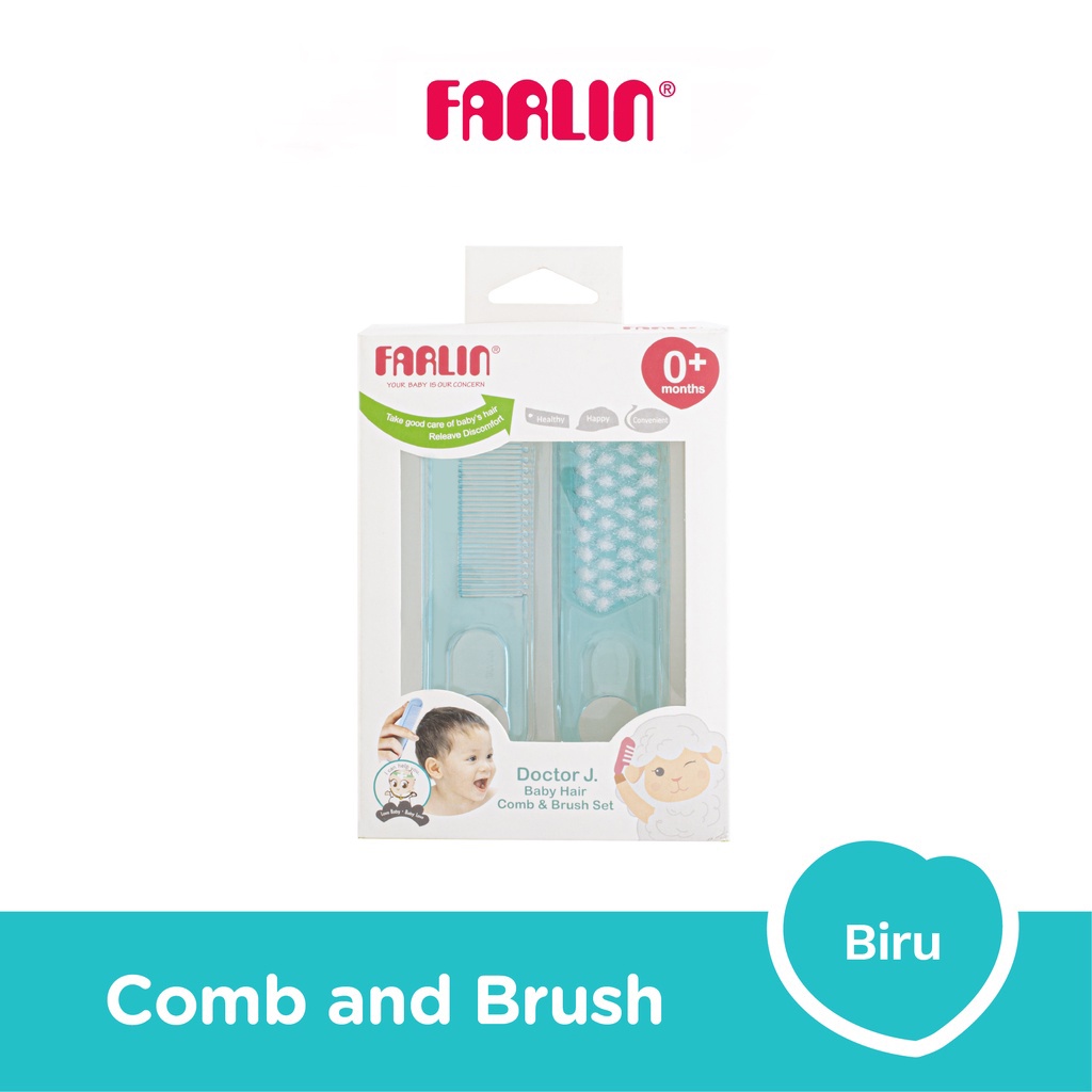 FARLIN COMB &amp; BRUSH SET