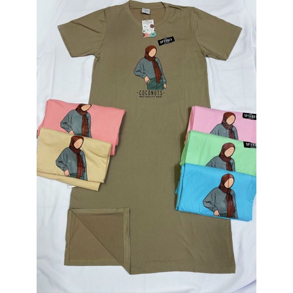 TUNIK/ATASAN WANITA SALBON DK KAOS PREMIUM BY COCONUTS