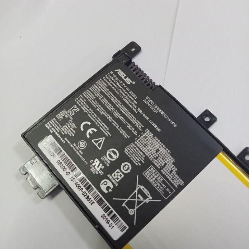 Baterai Batre Battery ORIGINAL Laptop ASUS VivoBook A442 A442U A442UR X442 X442U F442U A480U C21N1638