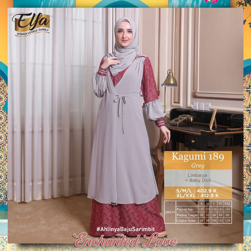 GAMIS ETHICA KAGUMI 189 GREY