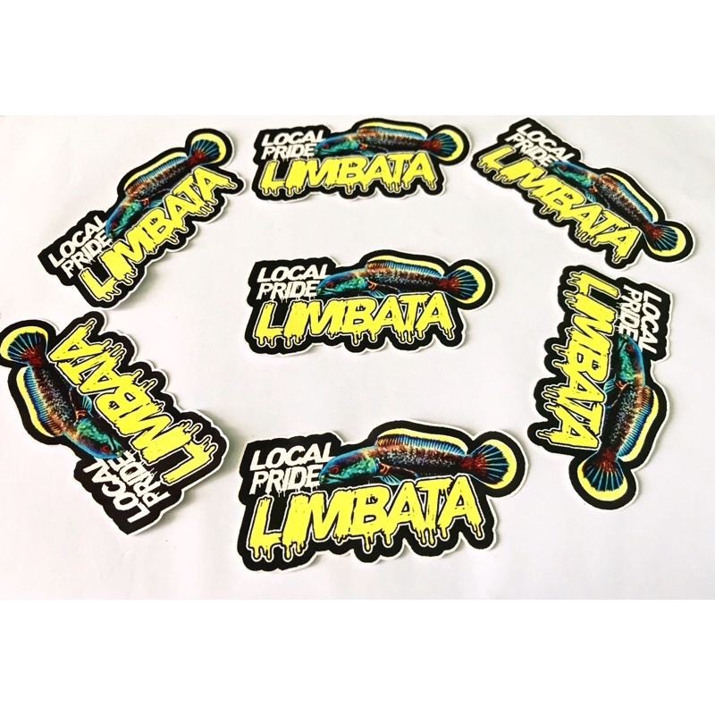 STIKER MINI IKAN CHANNA LIMBATA 02