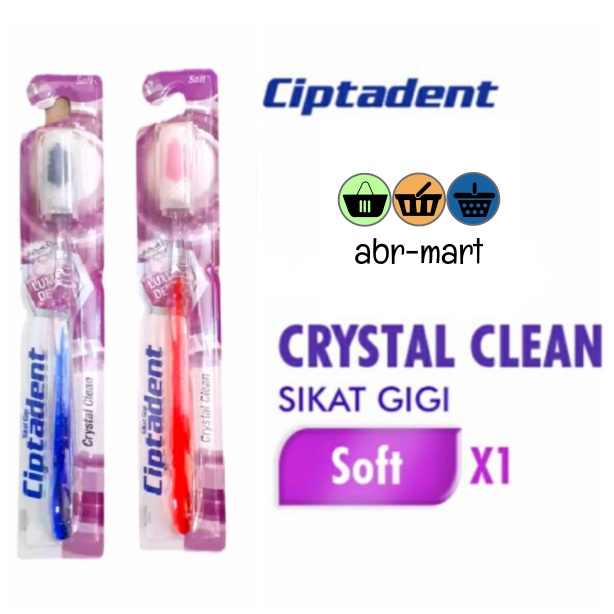 CIPTADENT SIKAT GIGI CRYSTAL CLEAN/EXTRA CLEAN/DIAMOND SOFT