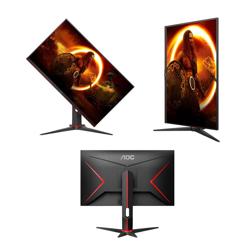 LED AOC 27G2SPU 27&quot; IPS 165Hz 1ms Speaker Frameless Gaming Monitor BK