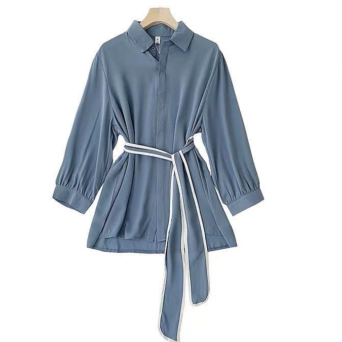 blouse wanita | atasan wanita | kemeja wanita lengan panjang | mutia shirt