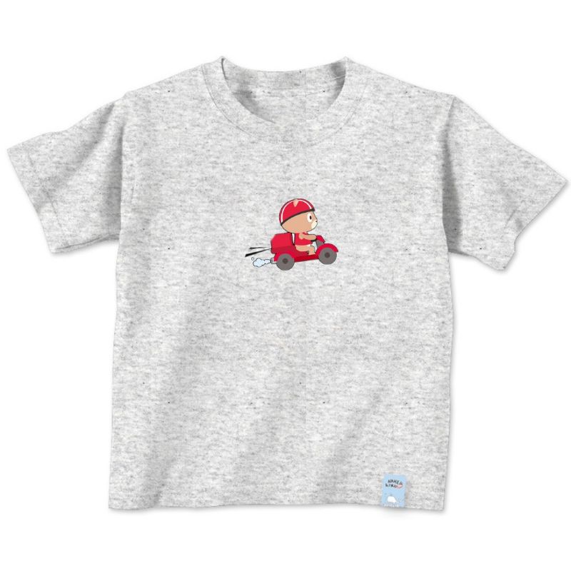 Kaos Anak Baju Oblong Anak Unisex Cwo/Cwe Baju Anak Gambar Free Speed Usia 2-10 tahun