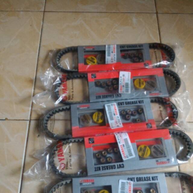 Vanbelt plus roller Mio sporty Yamaha asli..