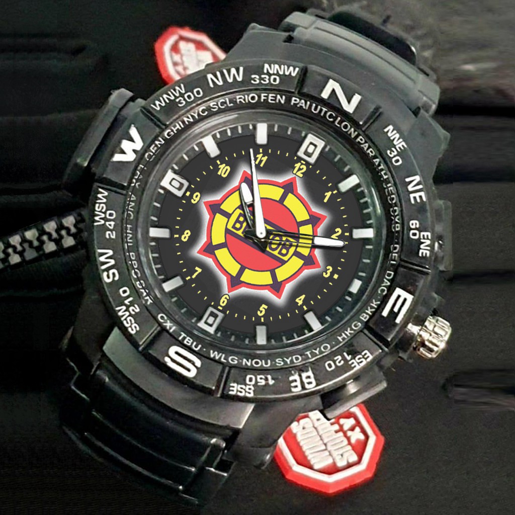 (EXCLUSIVE) Jam Tangan BRIMOB motif 3 Sport Bagus