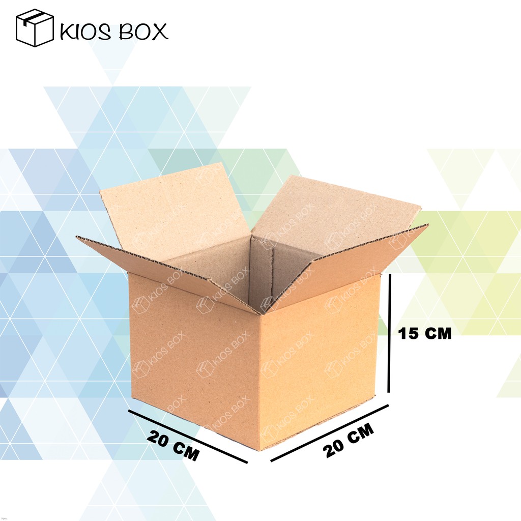 Kardus Polos Karton Box 20x20x15
