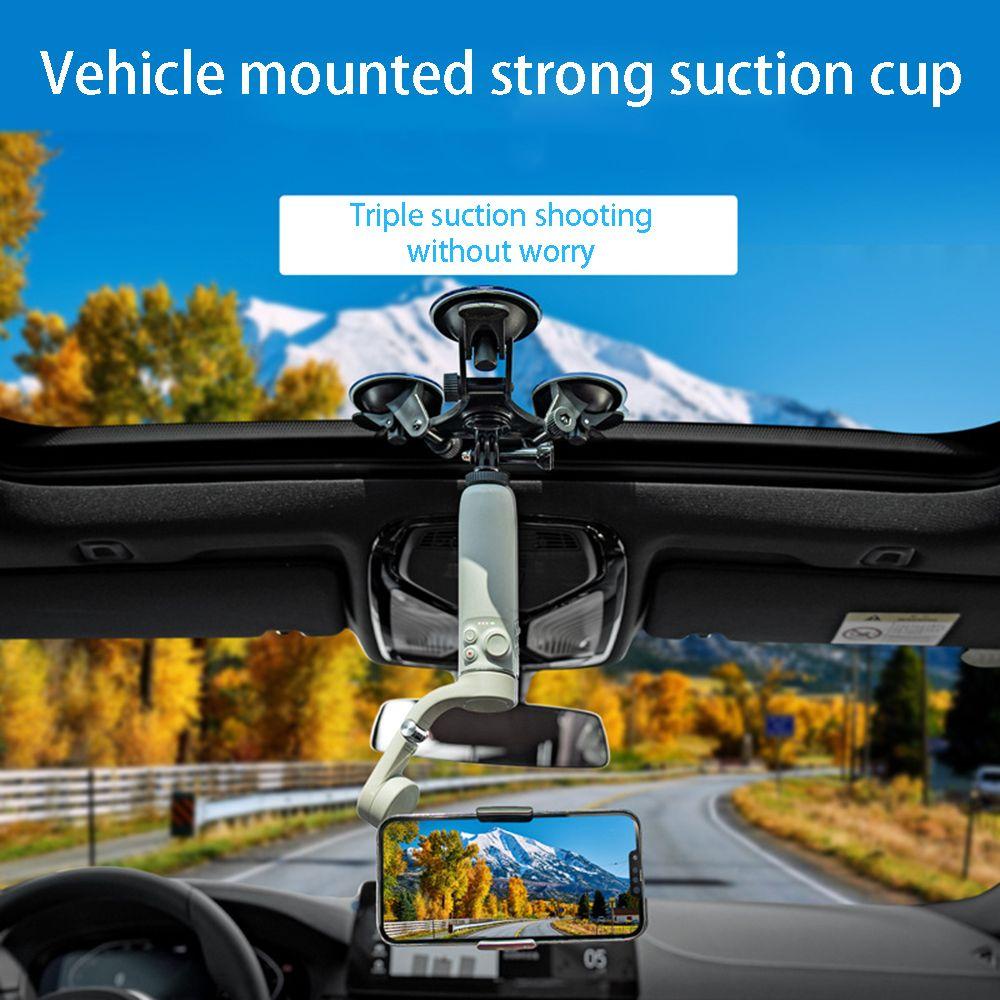 Top Untuk DJI/GoPro Aksesoris Paduan Aluminium Universal Suction Cup