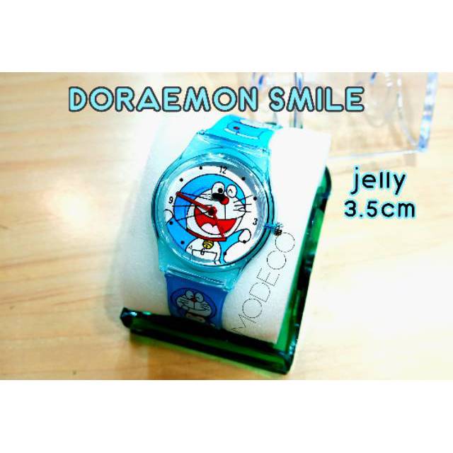 JAM TANGAN KARAKTER DORAEMON/JAM TANGAN WANITA/JAM TANGAN FASHION/JAM TANGAN JELLY