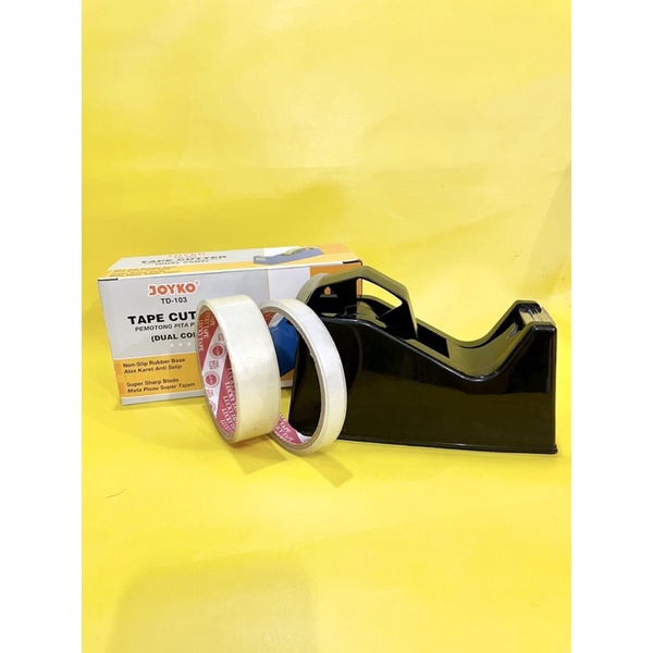 

JOYKO TAPE CUTTER / pemotong pita perekat / pemotong solatip / alat potong solatip