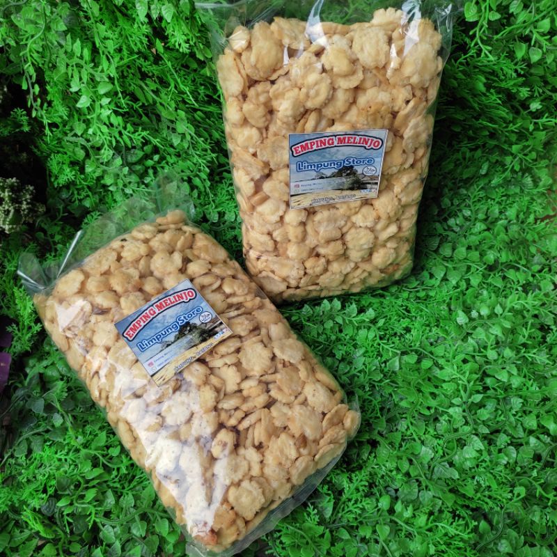 

emping melinjo matang Gurih Asin // 500gr