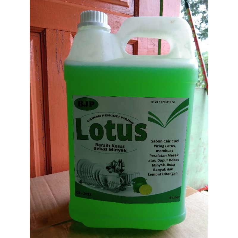 Lotus sabun cuci piring per jerigen 5 liter