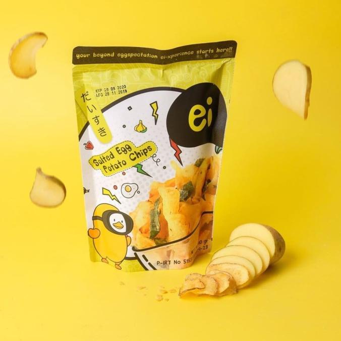 

Potato Chips Ei Salted Egg / Keripik Kentang Telur Asin