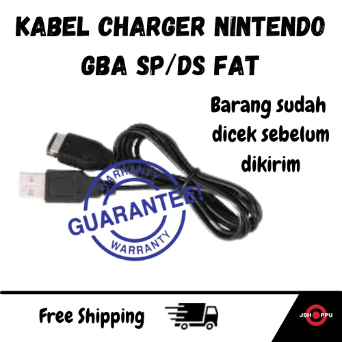 Kabel USB Charger Gameboy GBA Charging Nintendo Gameboy Advance GBA SP Nintendo DS Fat PVP P2P