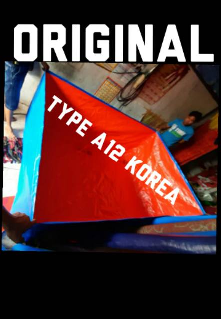 TERPAL KOLAM IKAN JUMBO UK[200X200cmX100cm] TYPE A12 ORIGINAL cocok buat kolam lele dan nila