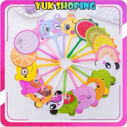 

NEW YUKSHOPING R145 PENA KIPAS KARAKTER A - C LUCU GEL PENA KIPAS - MOTIF C, Hijau