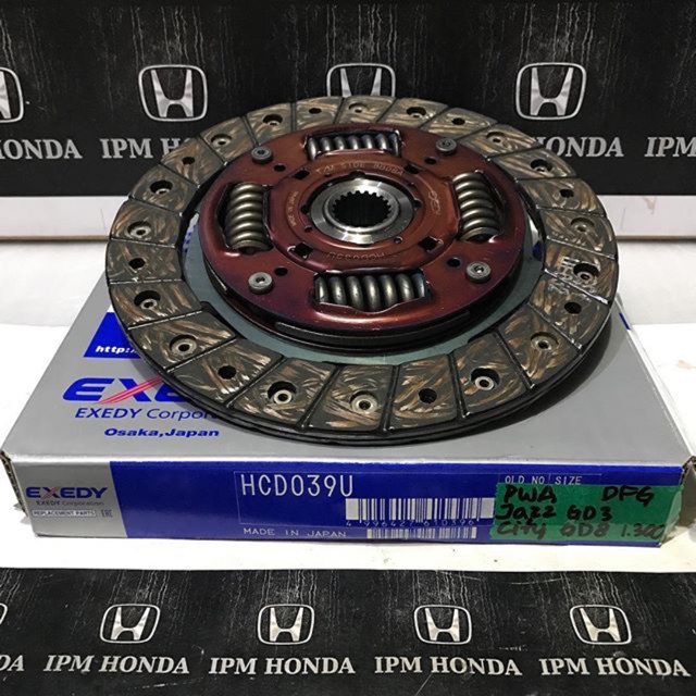 Exedy HCD039U PWA Plat Kopling Disc Clutch Honda Brio Mobilio Jazz GD3 RS GE8 GK5 City GD8 GM2 GM6 IDSI VTEC