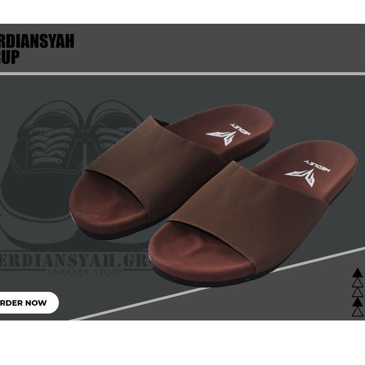 ۞ F19 Sandal Pria Sandal Slide Pria Sandal Murah Sandal Slide Kekinian Model Terbaru Untuk Pria dewa
