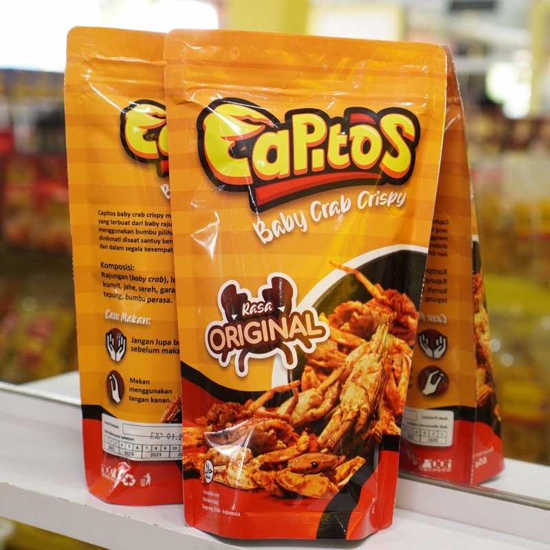 

Snack Baby Crab Crispy - Capitos Rasa Origal - 65g