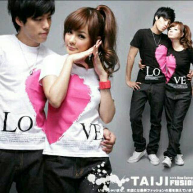 Kaos Couple / Kaos Pasangan / Baju Couple / Baju Pasangan Valentine